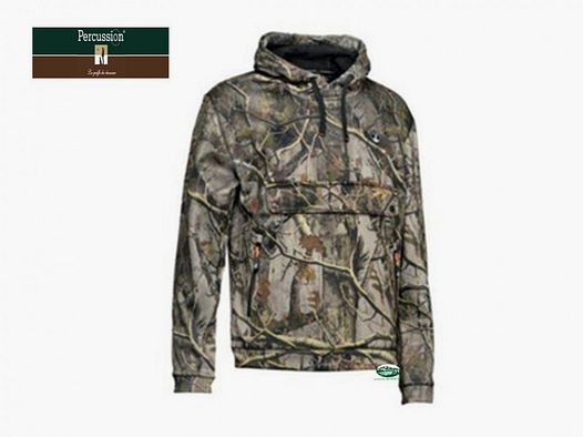 PERCUSSION Giacca Hooded Sweatshirt mimetica 15165