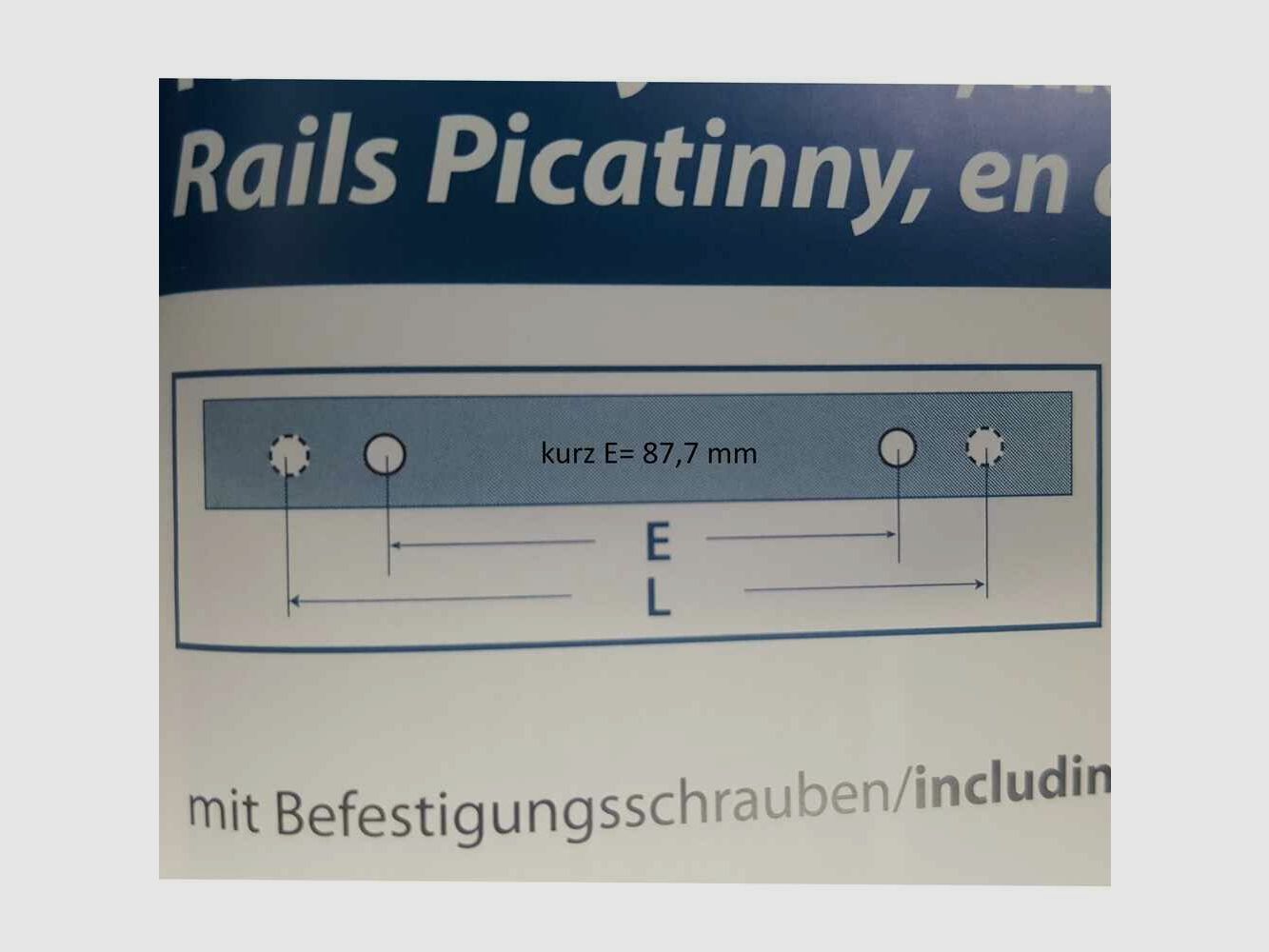 Sabatti Base 0MOA - Sabatti kurz E=87,7mm