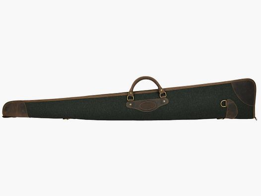 Étui pour fusil Artipel pour fusil de chasse, en cuir de vache / loden, longueur 130cm
