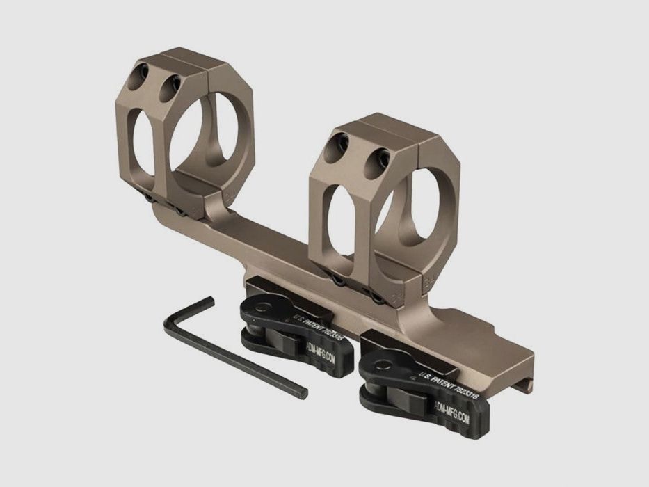 ADM RECON QD-Cantilever-Montage, 1 Zoll/30/34/35 mm, 0/20 MOA, Schwarz/FDE