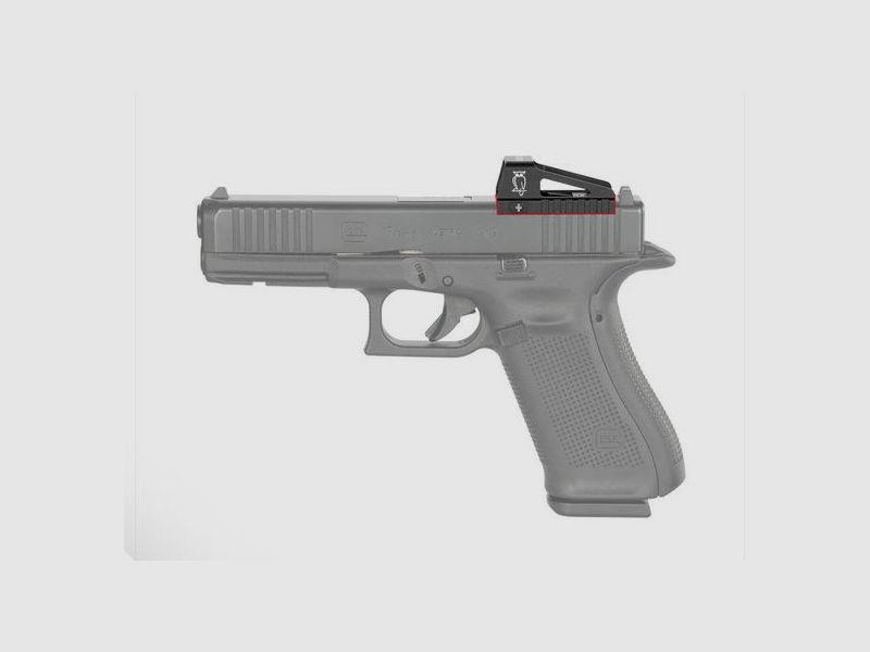 NOBLEX NV OS 1x23 - MIRINO ROTPUNKTVISIER PER GLOCK M.O.S. - 4 MOA, immagine 2 di 3