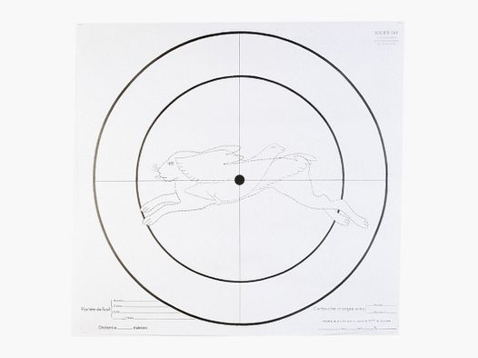 CIBLE D'ESSAI POUR FUSIL 90X90
