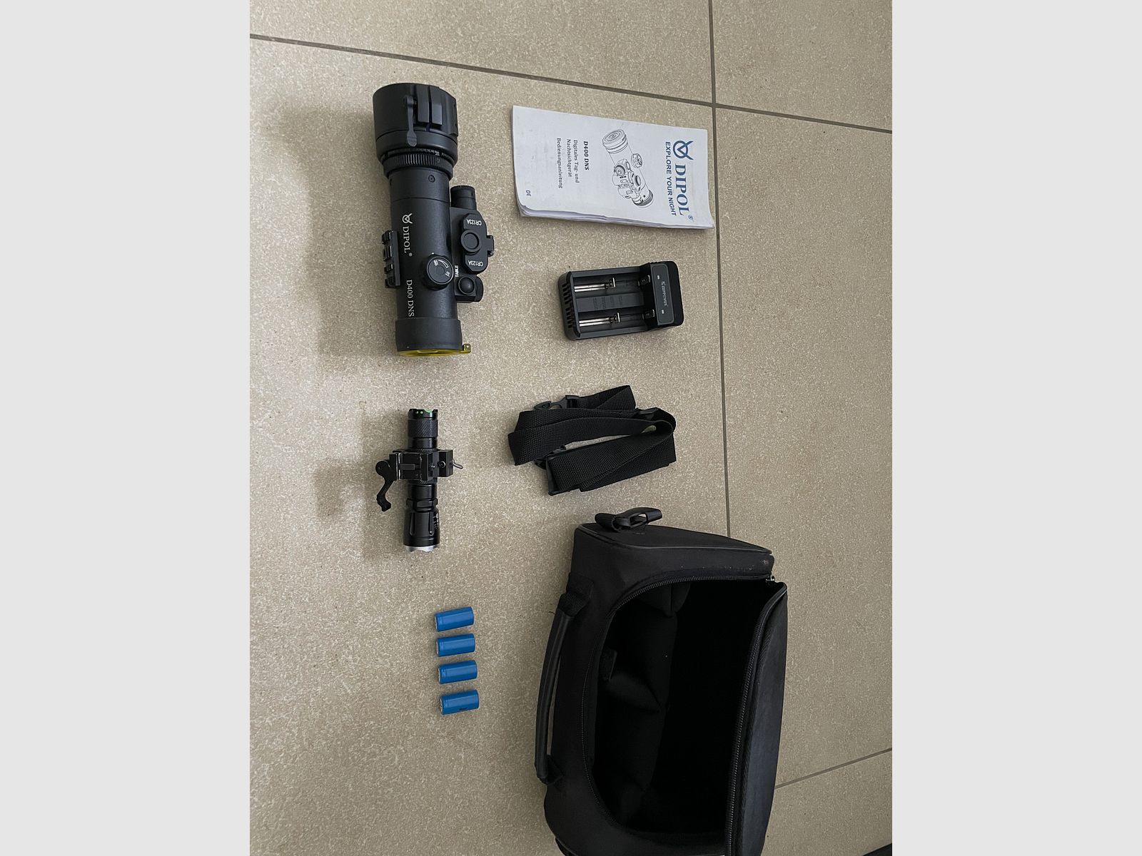 Dipol D400DNS digital night vision attachment with Rusan adapter