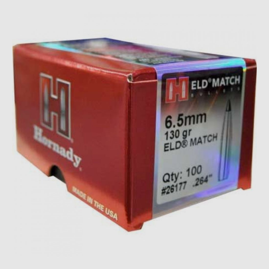 .264 Pociski Hornady ELD 130 gr VE100