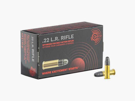 Cartouches .22 LR GECO Rifle 40 gr X50