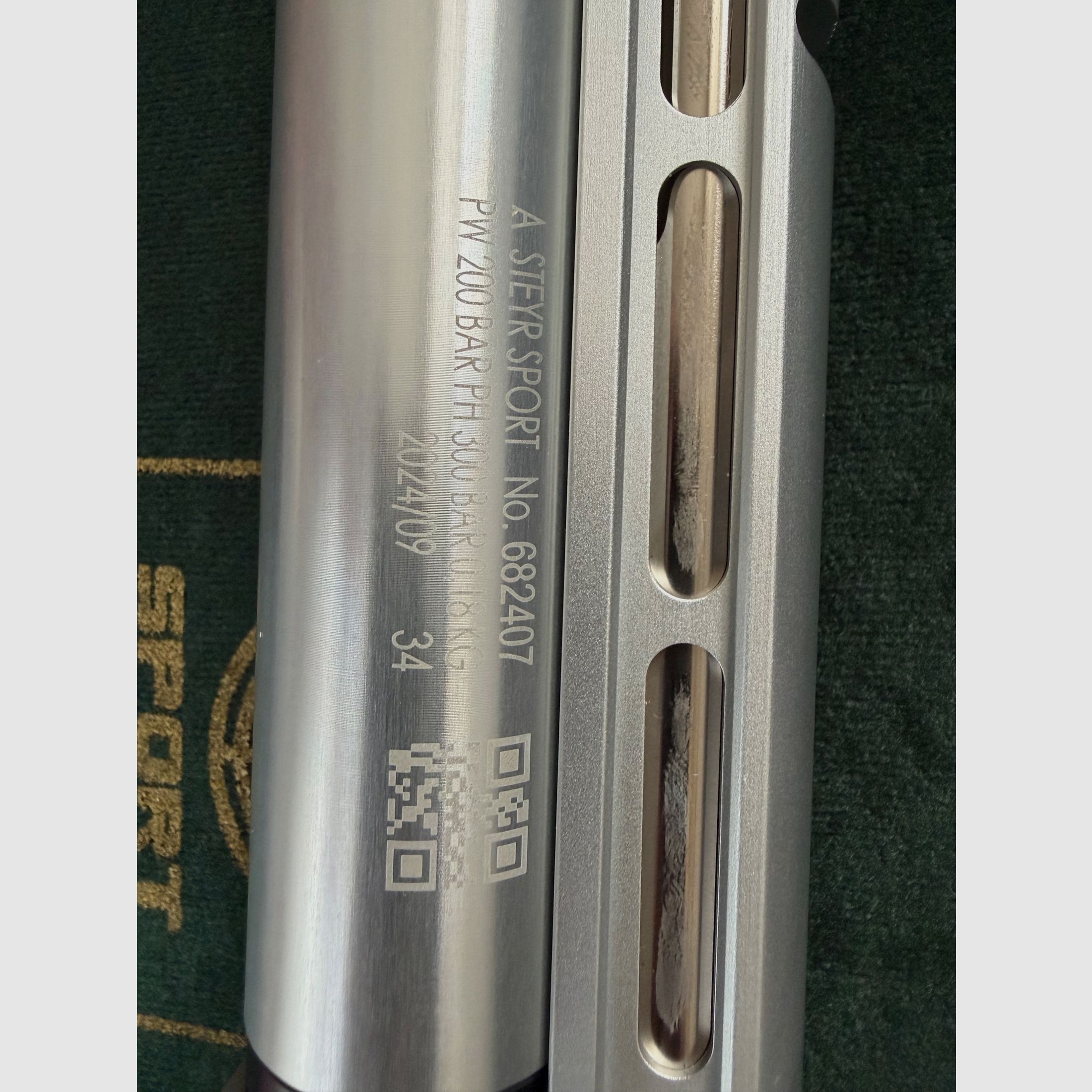 LP Steyr EVO 10 Silver Warranty until 19.12.2027