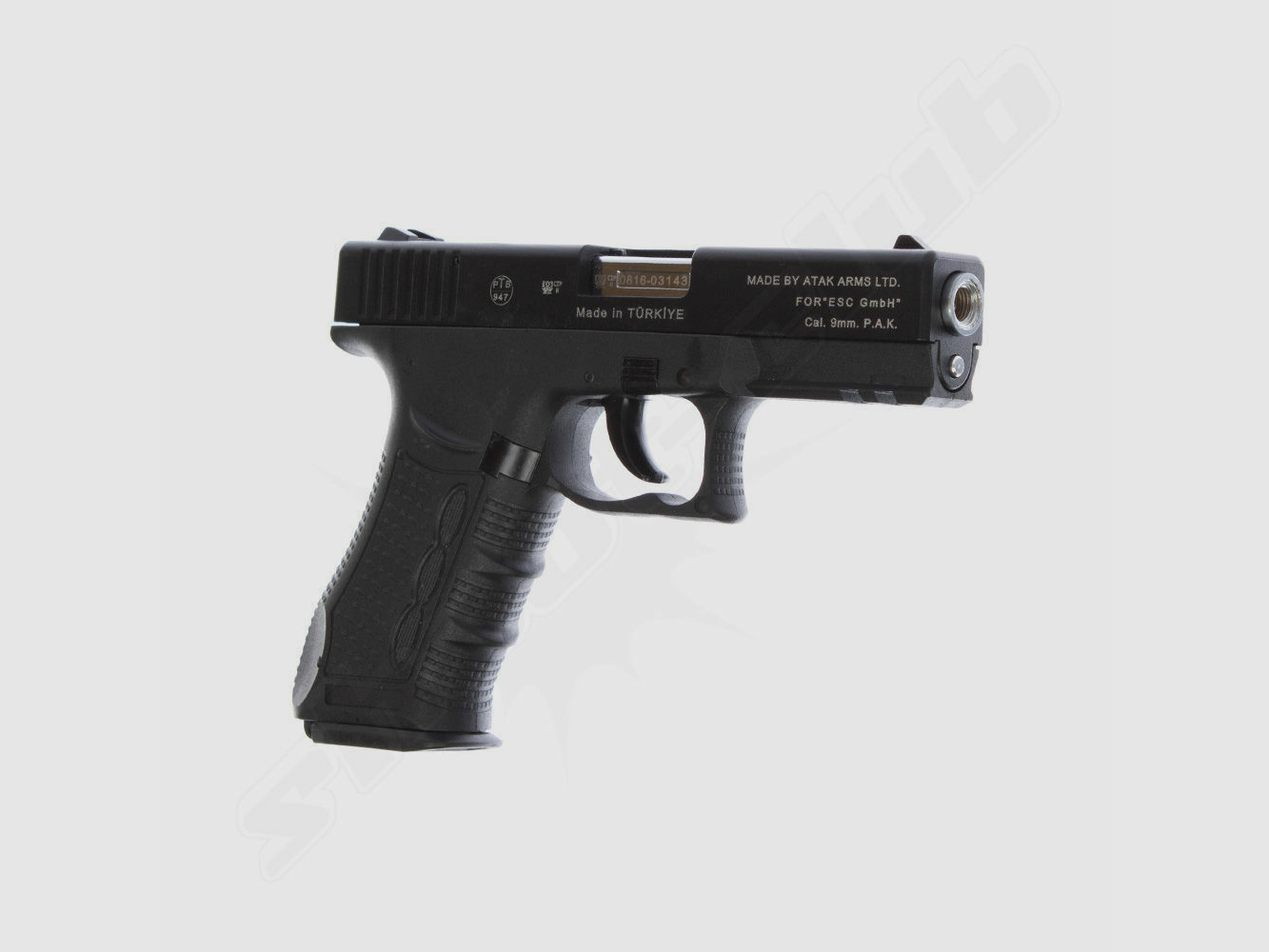 Zoraki 917 blank-firing pistol black-chrome cal. 9mm