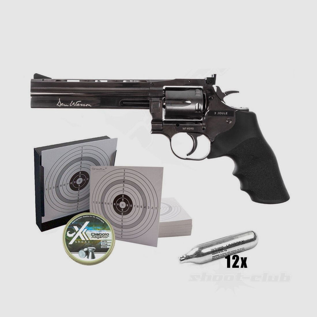 ASG	 Dan Wesson 715 6 Zoll 4,5mm Kugelfang-Set