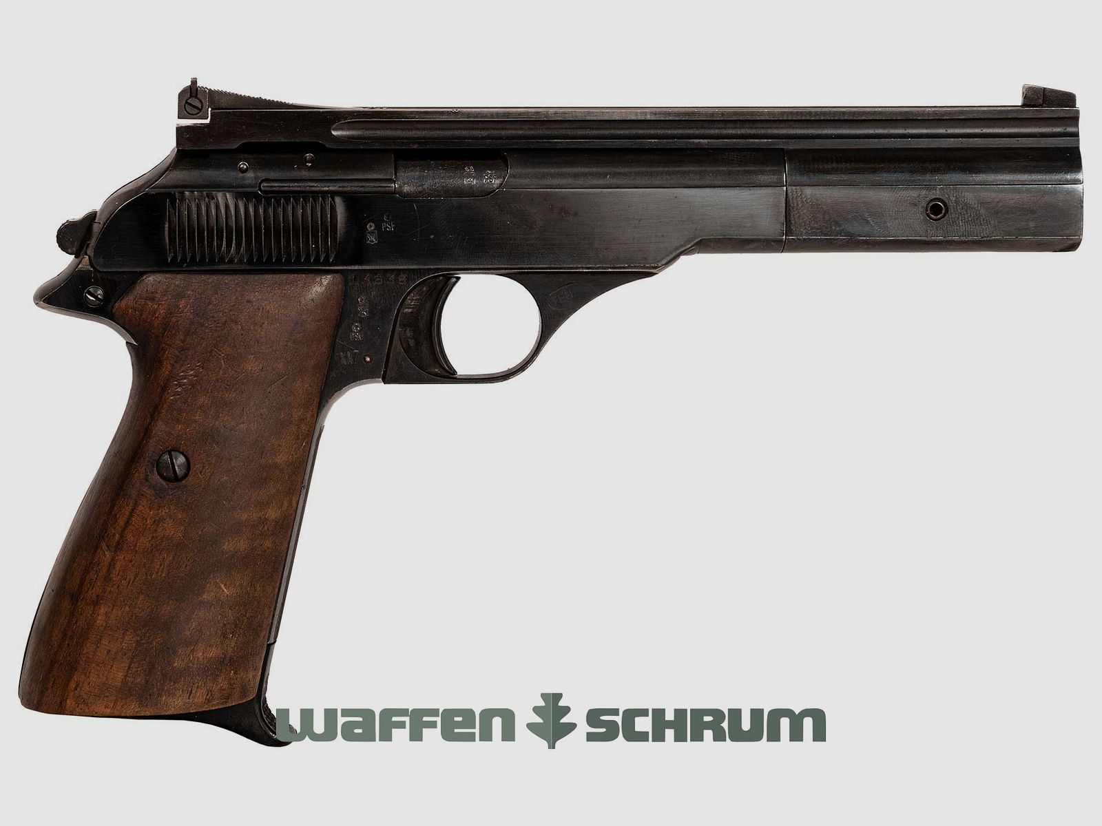 69 .22lr, 2nd magazine, micrometer sight, walnut grip, barrel length: 150 mm