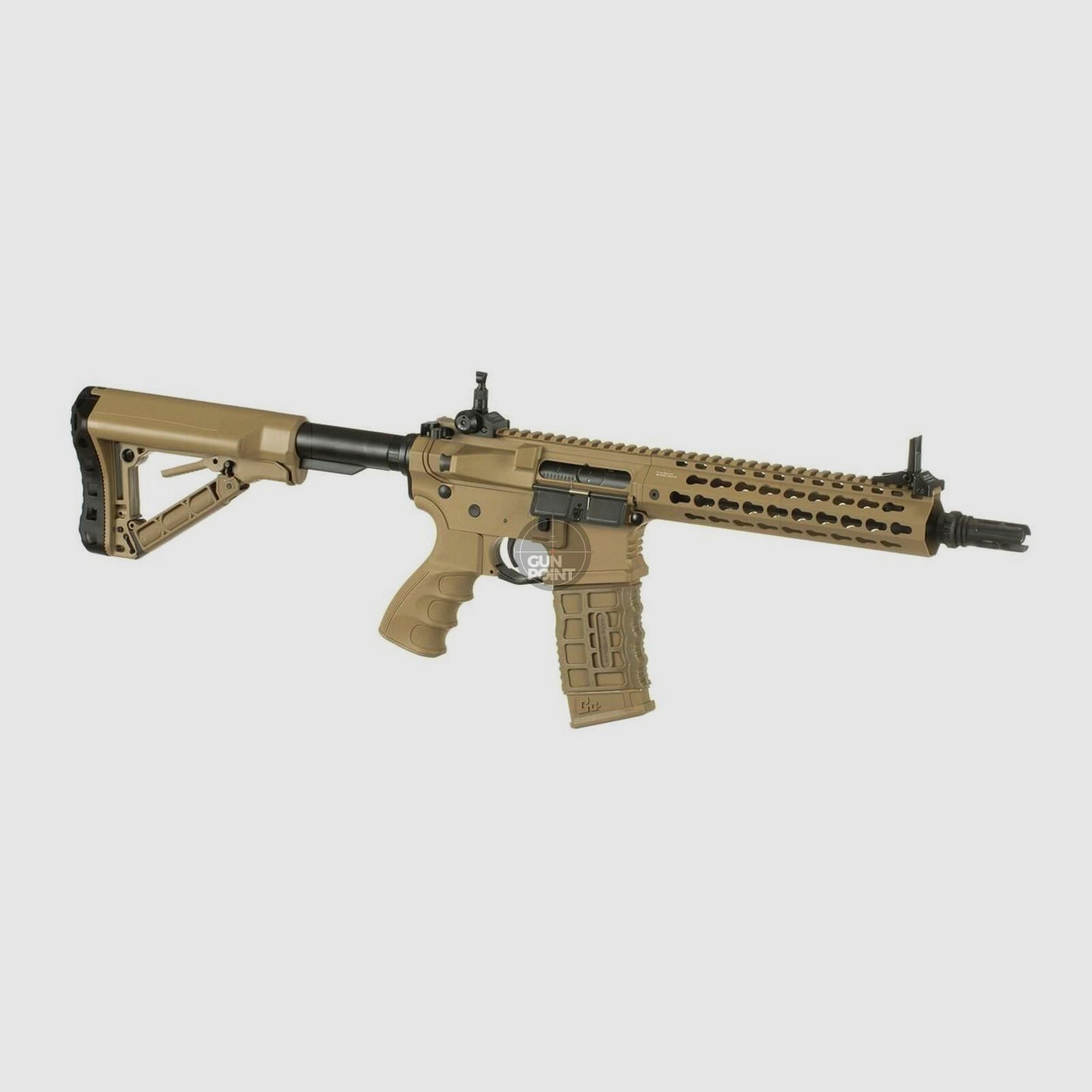 Softair - Gewehr - G&G CM16 E.T.U. SRL S-AEG-Desert - ab 18, ber 0,5 Joule