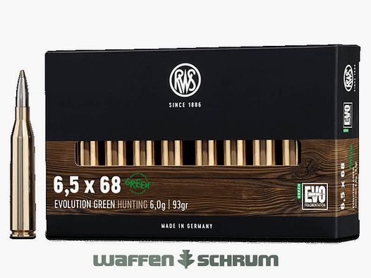 RWS Evo Green 6,0g - 93gr 6,5x68