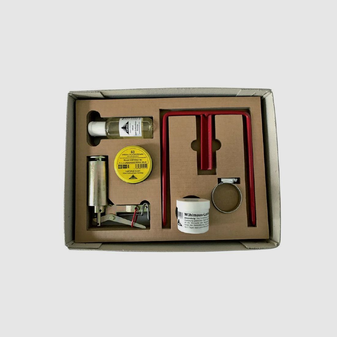 Vole self-shooting complete set and silencer box