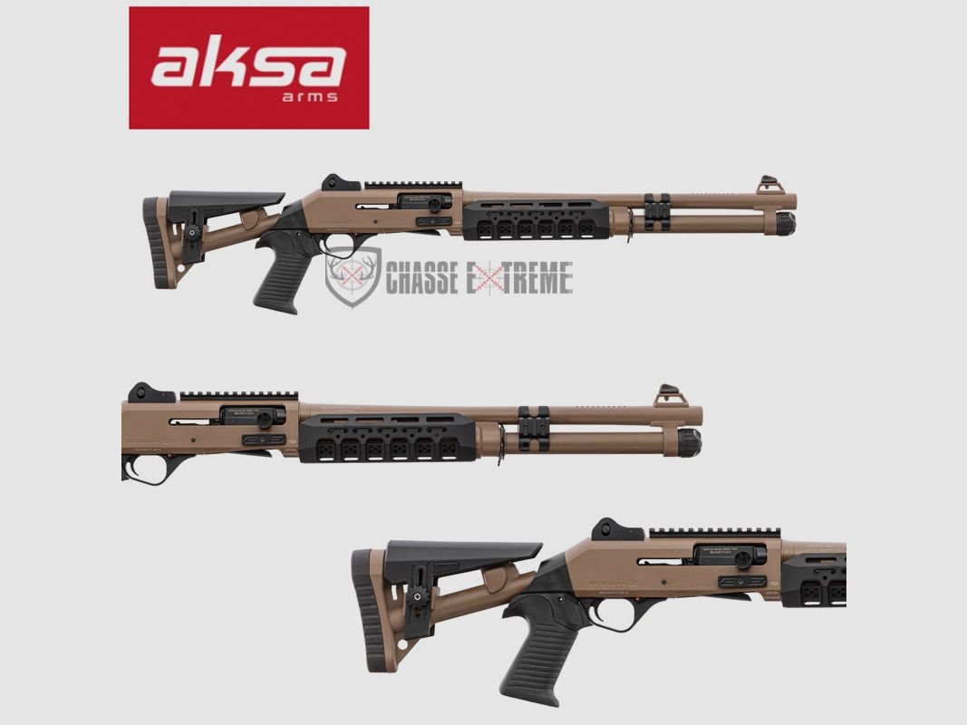 Shotgun AKSA ARMS S4 Extreme 47cm Kal 12/76 Fde, afbeelding 2 van 3