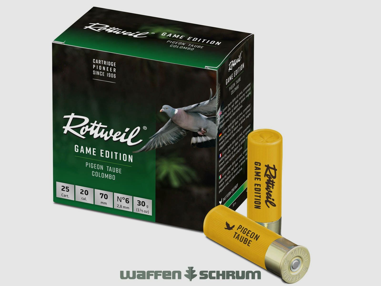 Rottweil 20/70 Game Edition Taube 2,8mm - 30g