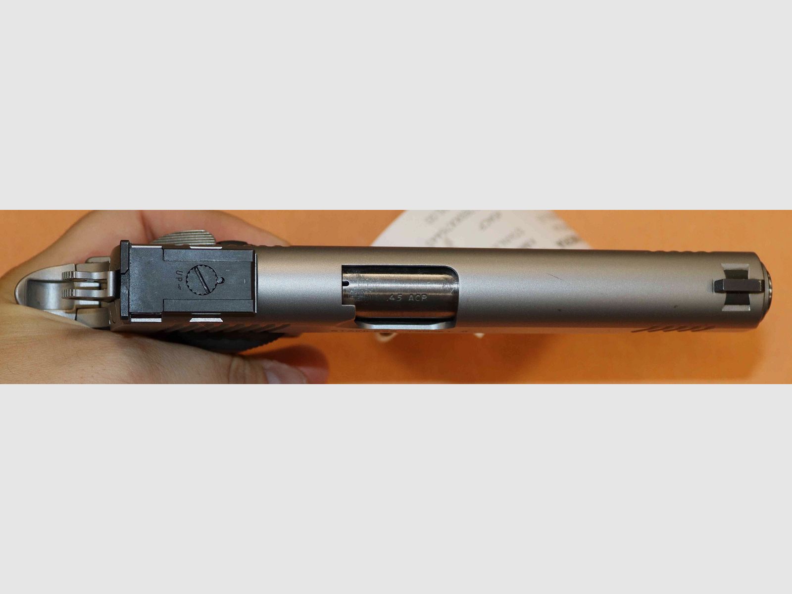 Pistole Kimber Modell Stainless Target II Kaliber 45 ACP Sportlich, Bild 6 von 8