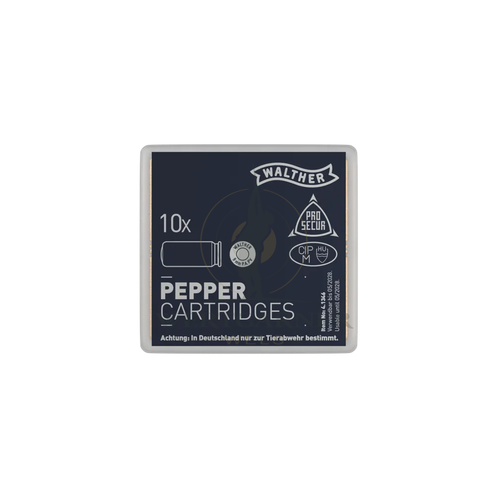 Walther Cartouches à blanc 9mm P.A. PV 10 pcs., image 3 sur 3