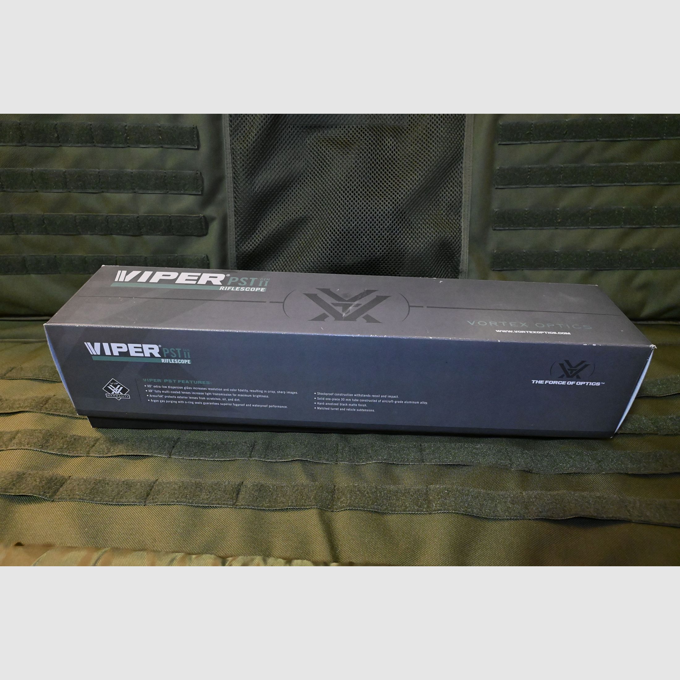 Vortex Viper PST Gen II 3-15x44 MRAD FFP EBR-7C - Komplettset
