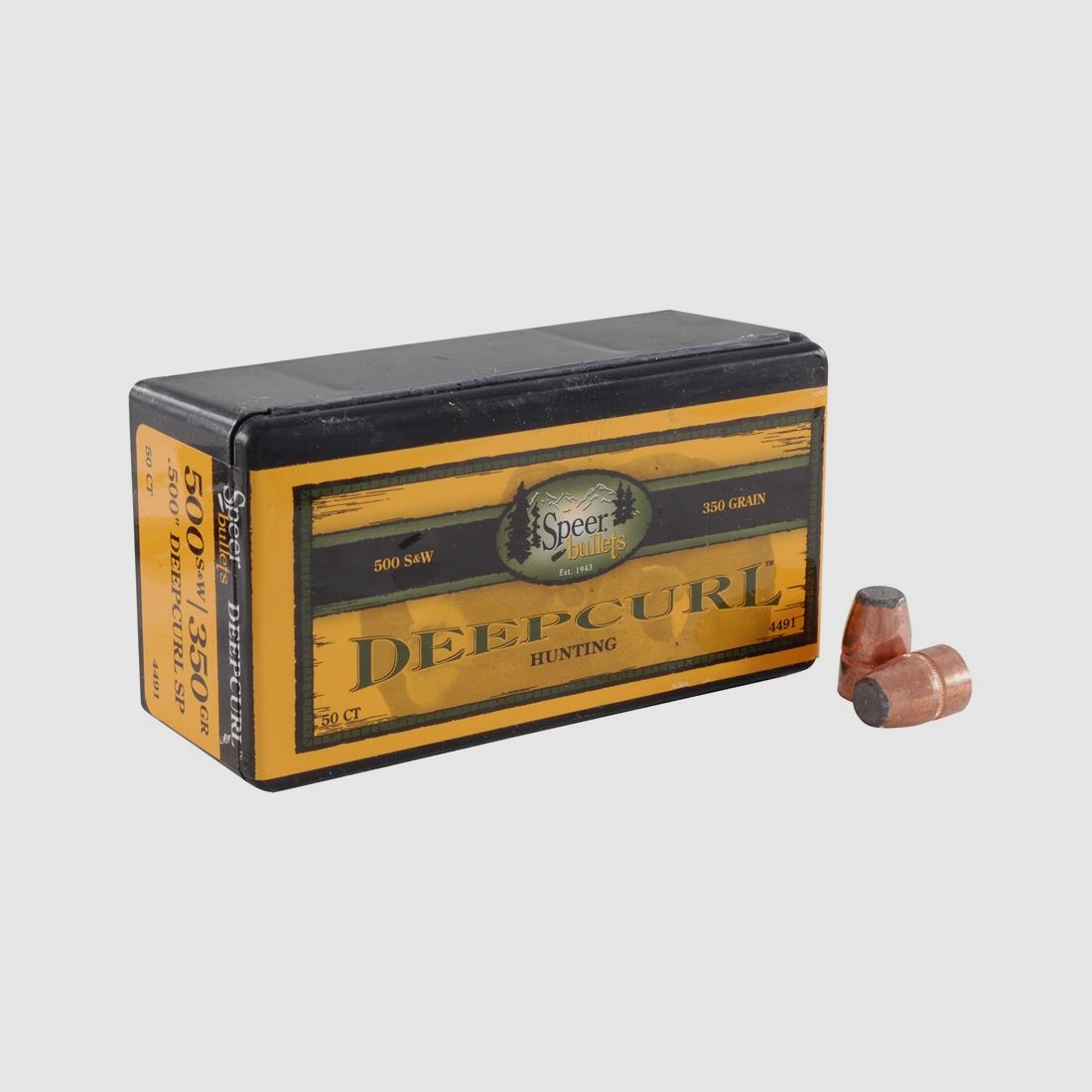 Proiettile Speer .500 S&W/.500 350GR DEEPCURL JSP 50 pezzi