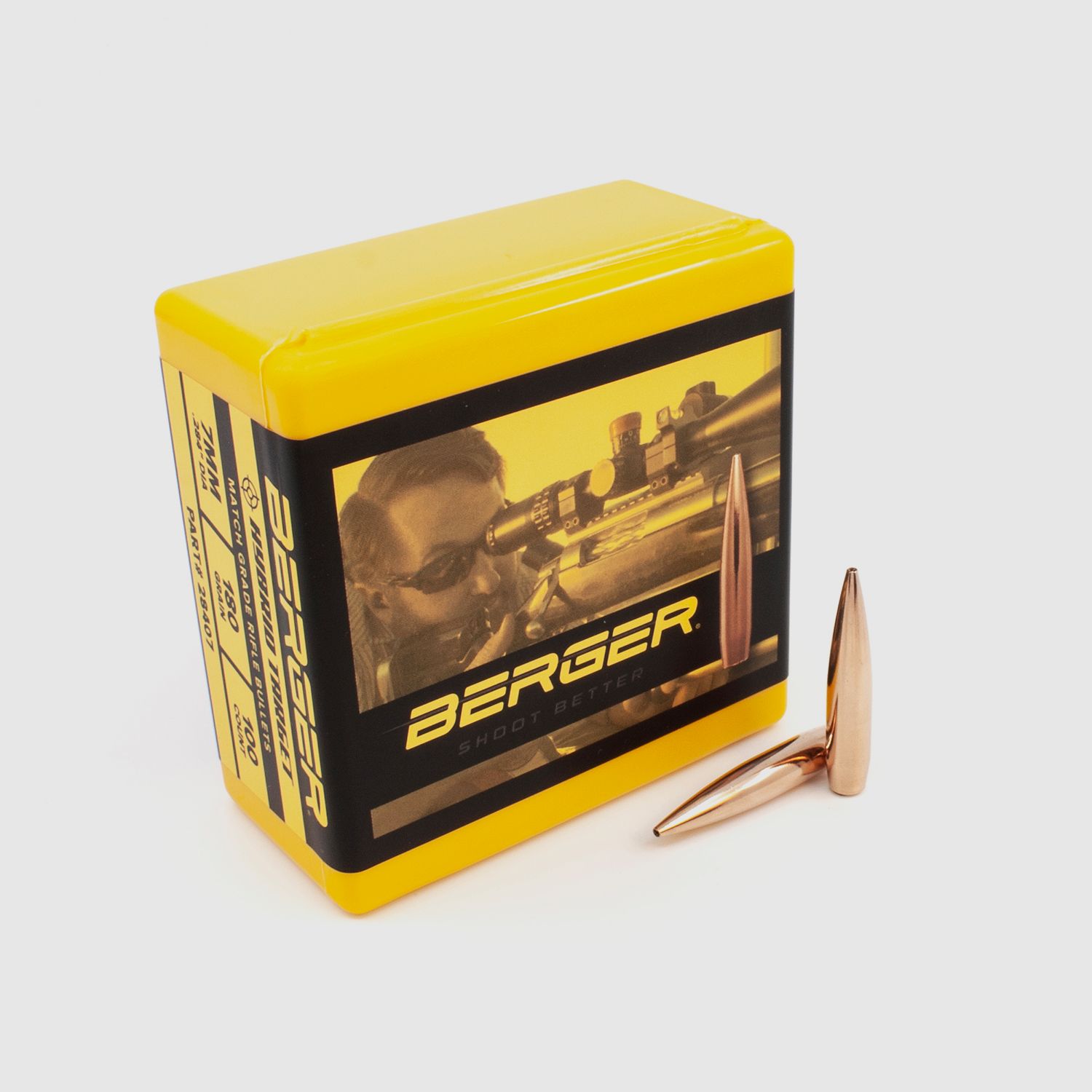 Berger Bullet 7mm/.284 Hybrid Target 180GR 500 pieces