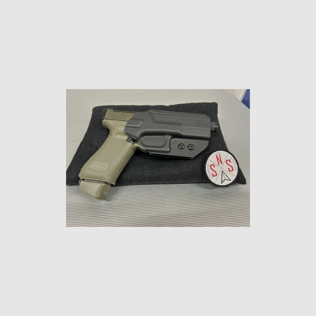 Primus Gear PMG Glock 19/23 Holster Kydex, noir, Tech-Mount