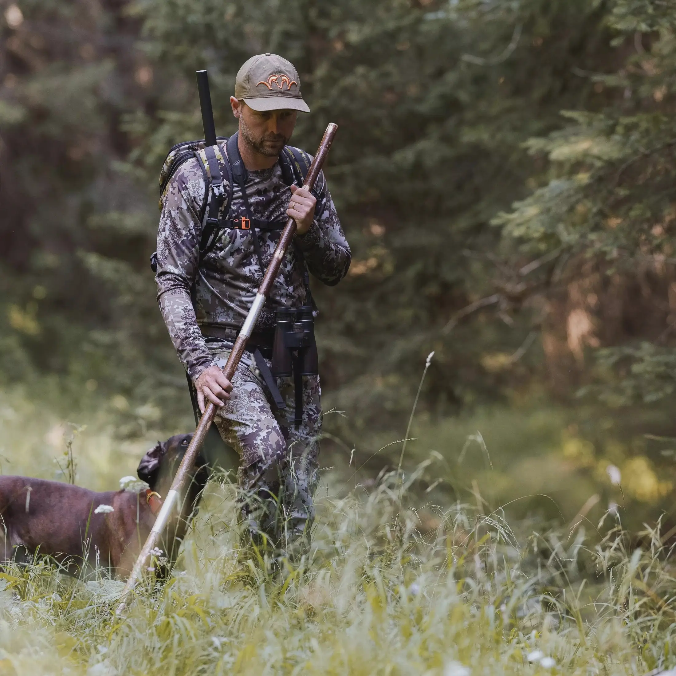 Blaser Męska Koszula Tech z Długim Rękawem 23 Hun Tec Camo, zdjęcie 7 z 8