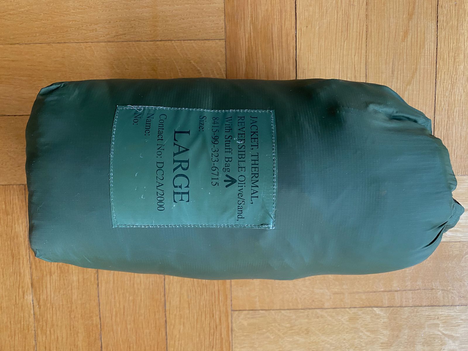 Britische Militärjacke Thermo, Wendbar