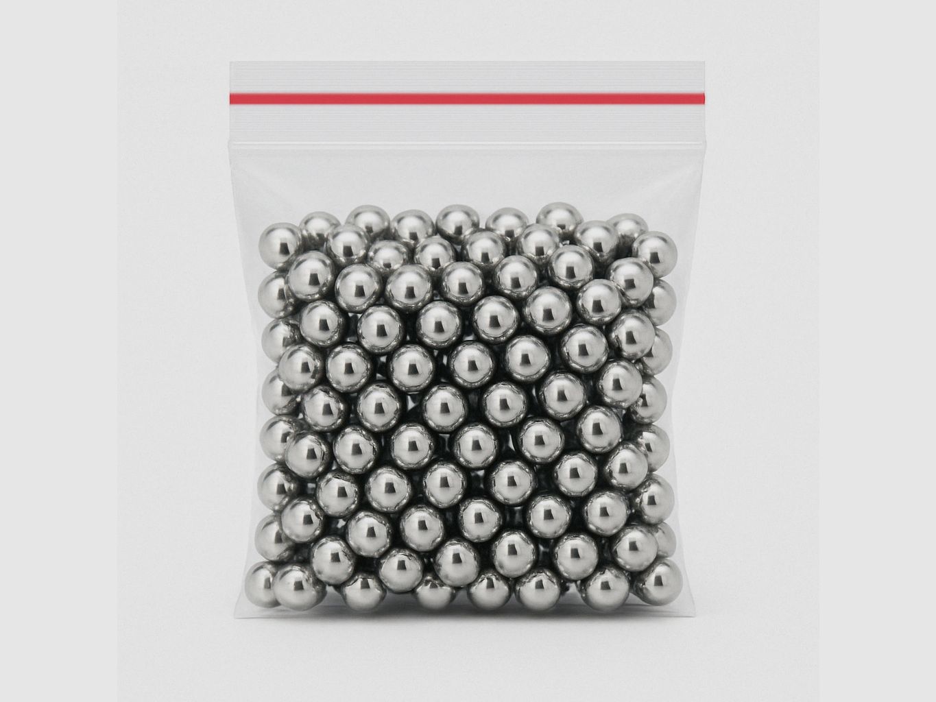 50x 6mm Stahlkugel verchromt