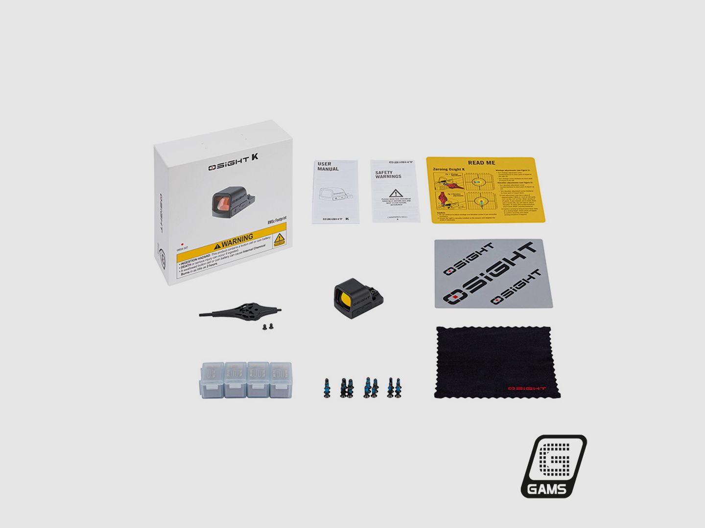 Mirino rosso OSIGHT K – 6 MOA, immagine 6 di 6