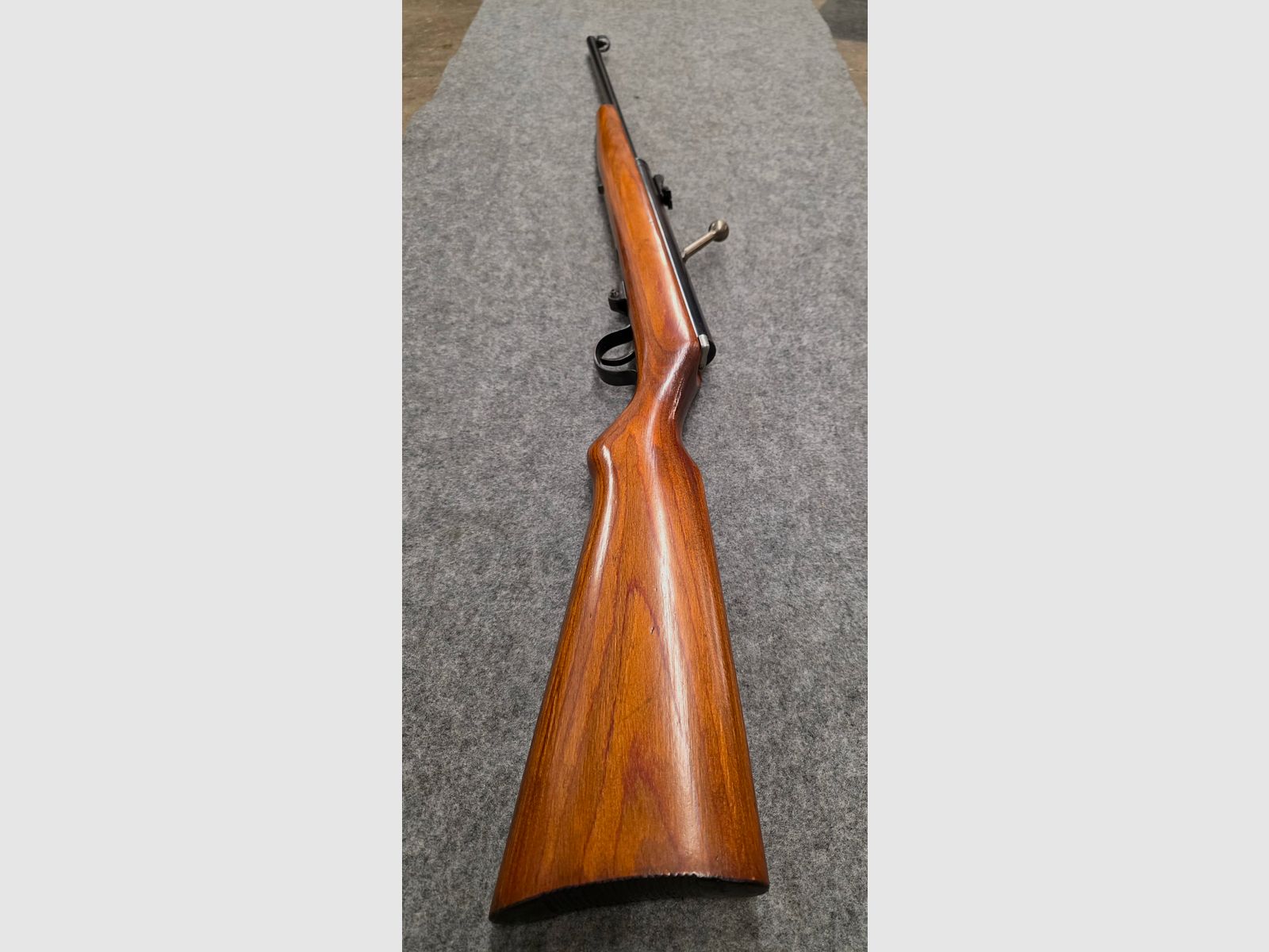 2.) Haenel Mod. 49a Q1 Qualität mit Schichtholzschaft von 1963 im sehr schönen Zustand Durchlader kein 310