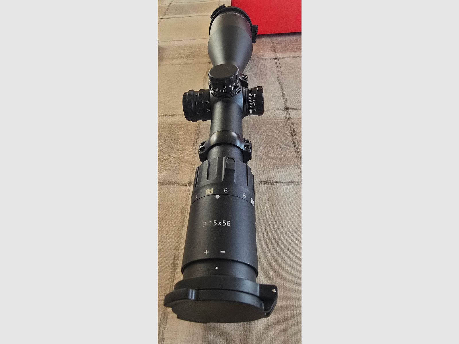 MINOX Allrounder 3-15×56 FRA inkl. Picatinny und Ringe