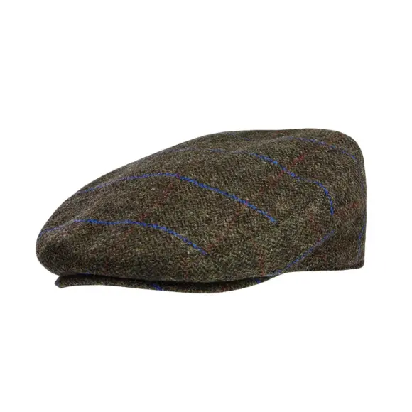 Flat Hunting Cap Game Stagunt Brown