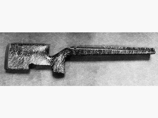 Schaft aus Walnussholz in schwarzer Marmoroptik für Tikka T3 und T3X Gewehre