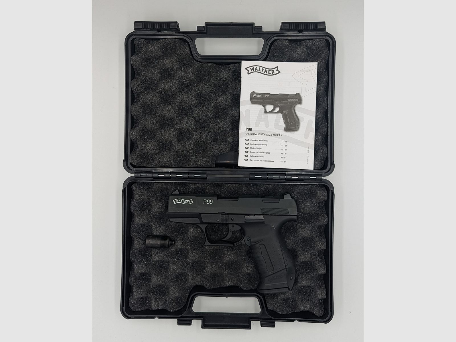 Walther P99 pistola a gas segnale cal. 9mm P.A.K.