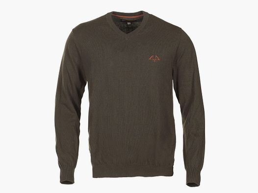 Swedteam Crest V-Neck Pullover Herren Swedteam Grün S