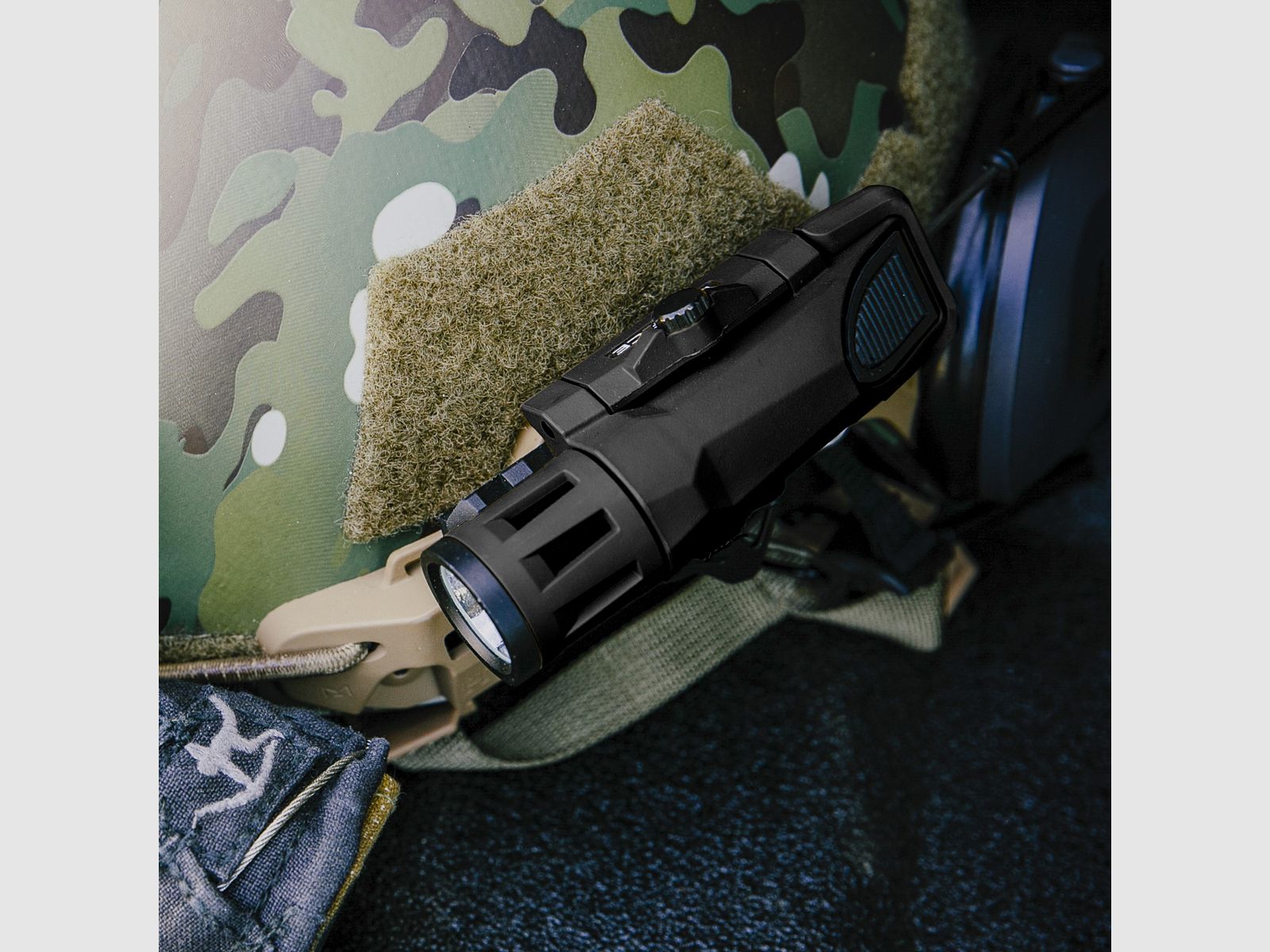 Inforce HML White, 400 lumen, Helmet, black