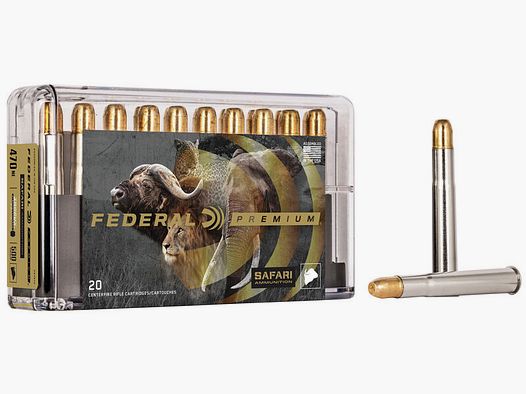 Federal Premium Safari Trophy Bonded Sledgehammer Solid .470 NE 500GR bonded FN 20 cartridges