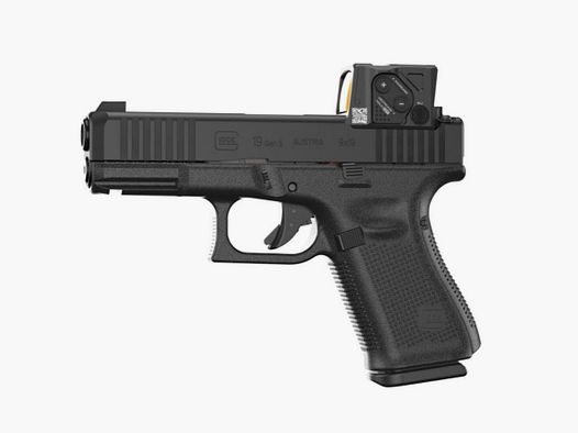 Pistole Glock 19 Gen5, A-Cut Combo, 9×19, Reflexvisier Aimpoint COA