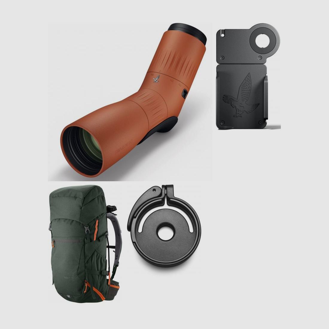 SWAROVSKI OPTIK Swarovski ATC 17-40x56 Pomarańczowy z BPH 32L Pakiet Ekspert Polowanie Górskie