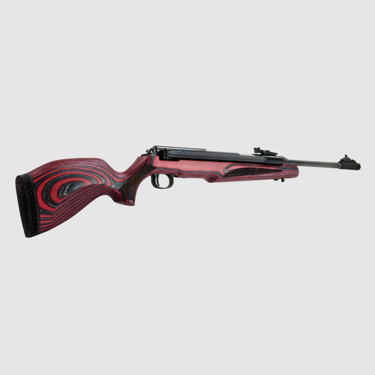 Starrlauf Luftgewehr Diana 54 Airking Pro Laminated rot schwarzer Schichtholzschaft Kompensator Kaliber 4,5 mm (P18)
