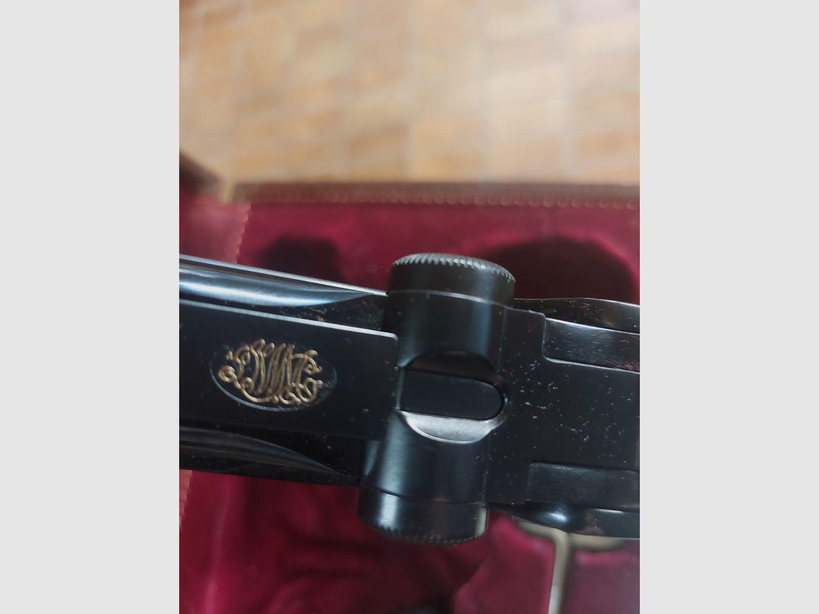 Mauser 08, model specjalny 70-lecia Parabellum, Cesarstwo, z złotymi wstawkami