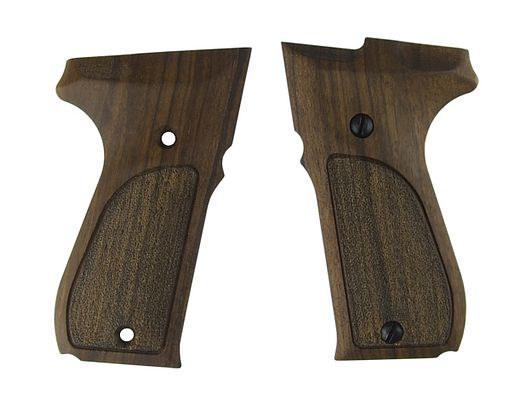 Holzgriffschalen fĂĽr CO2 Pistole Walther CP88 und CP88 Competition