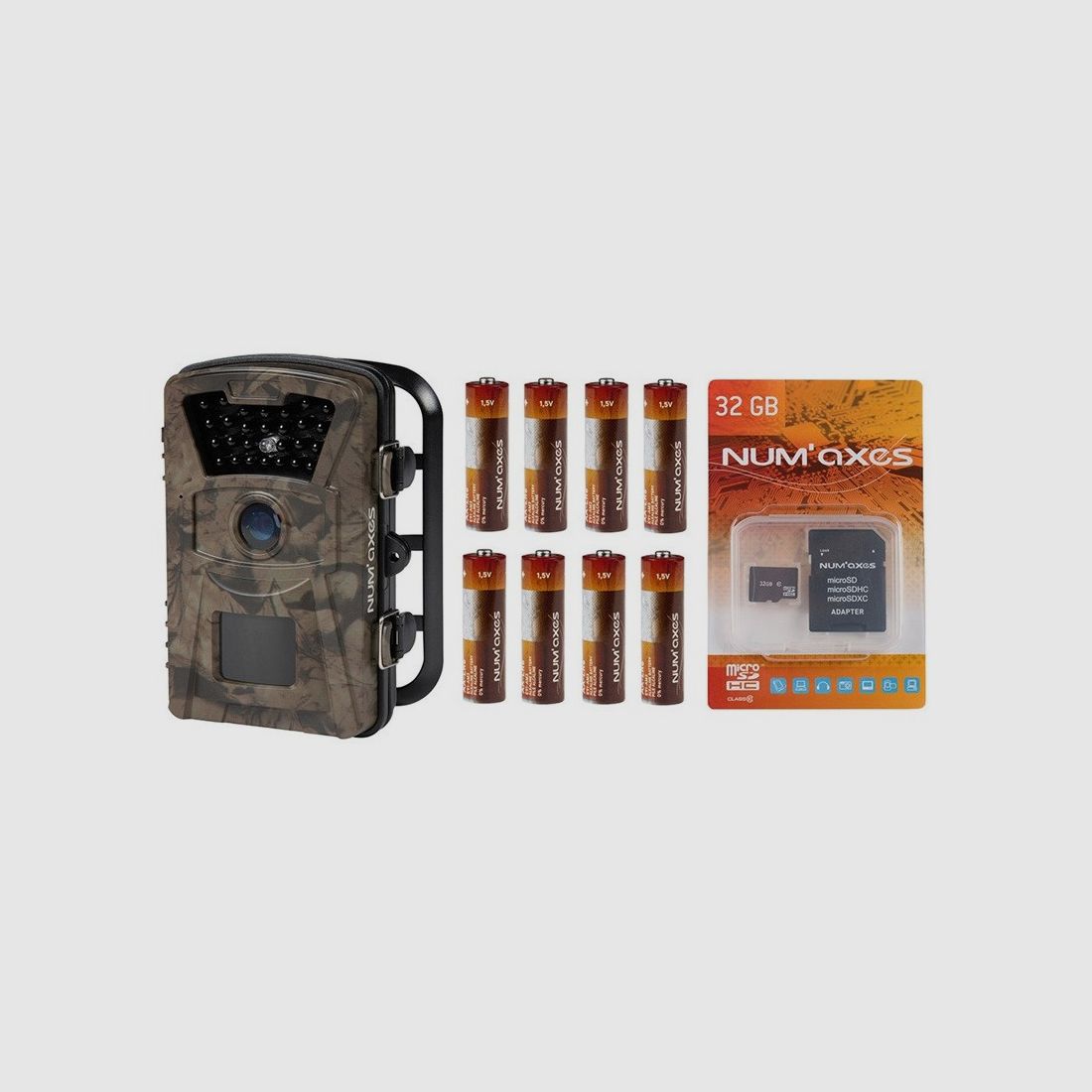 Kit de cámara de caza Num'axes - PIE1048 - 16MP + tarjeta SD + pilas, imagen 1 de 2