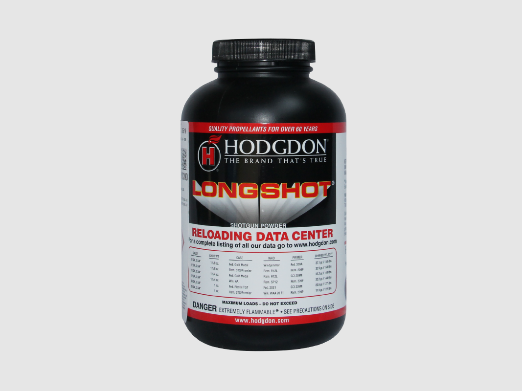 HODGDON LONGSHOT POUDRE DE PROPULSION - 0,454 G, image 1 sur 3