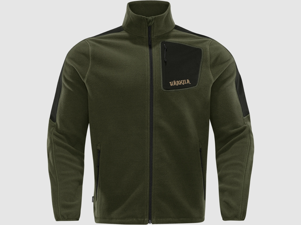Hrkila Venjan Fleecejacke Duffle Green