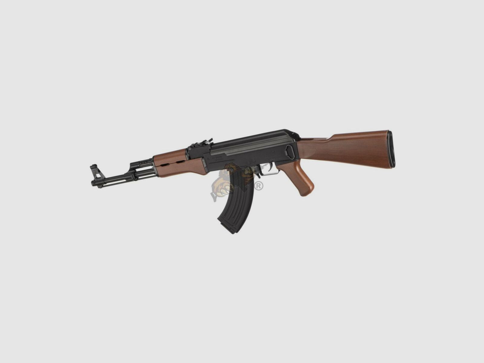 G&G CM47 IWS ETU/Mosfet in Black/Wood Look Airsoft S-AEG free from 18