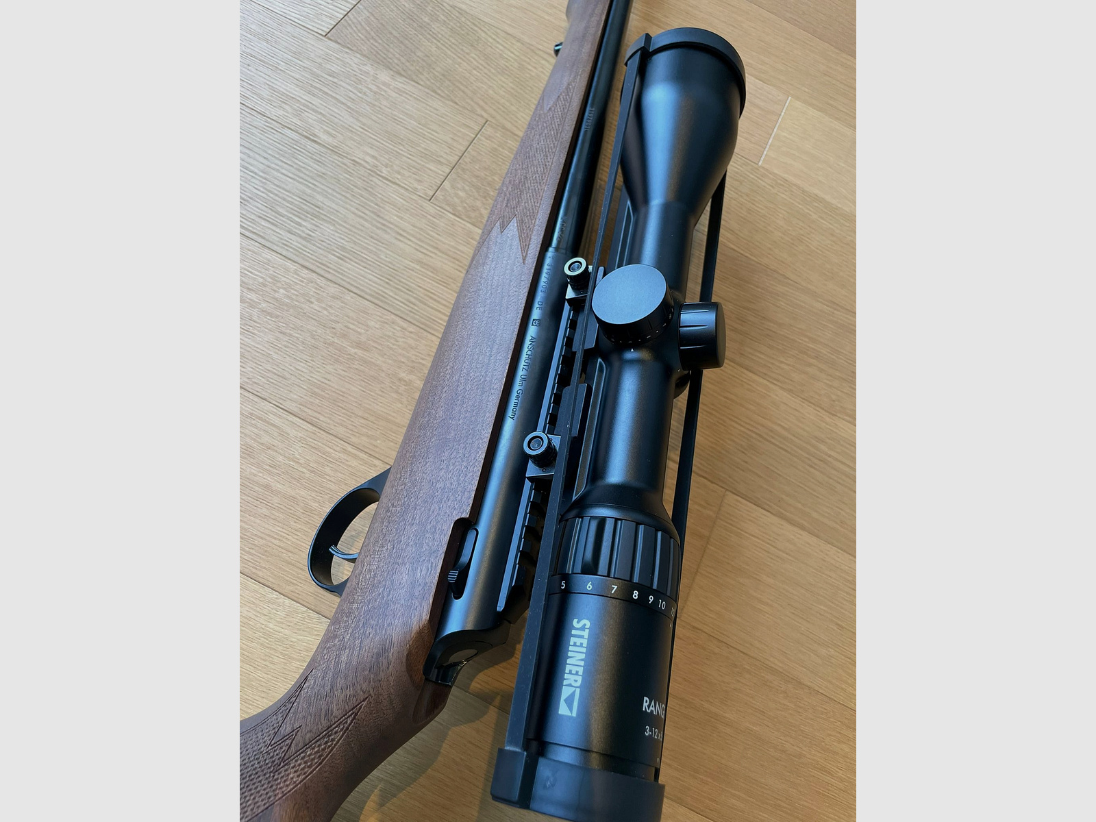 STEINER RANGER 4 mit Schine 3-12x56 wie neu! TOP Fernrohr Zielfernrohr 