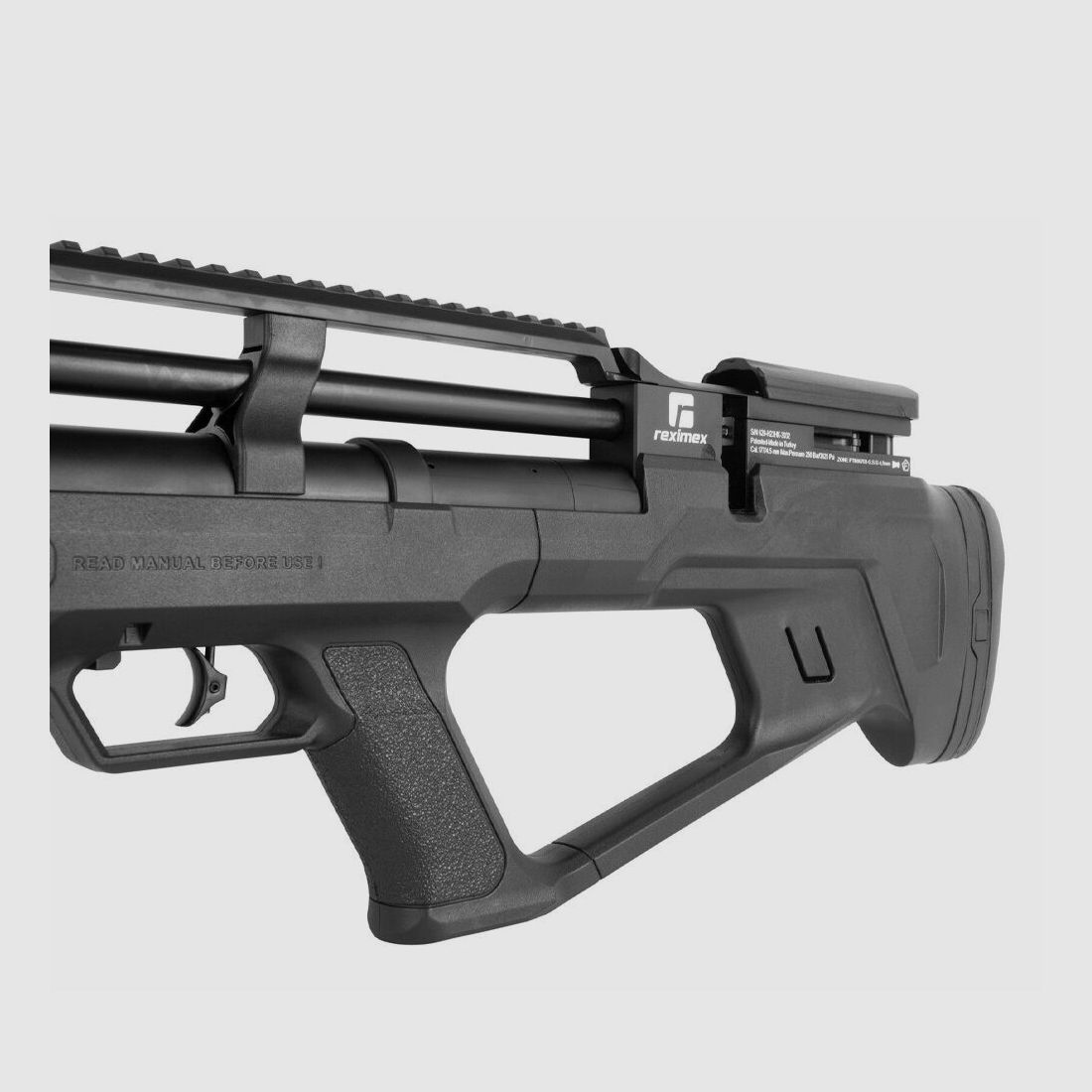 Fusil Bullpup PCP reximex Zone 4,5 mm Noir, image 5 sur 5