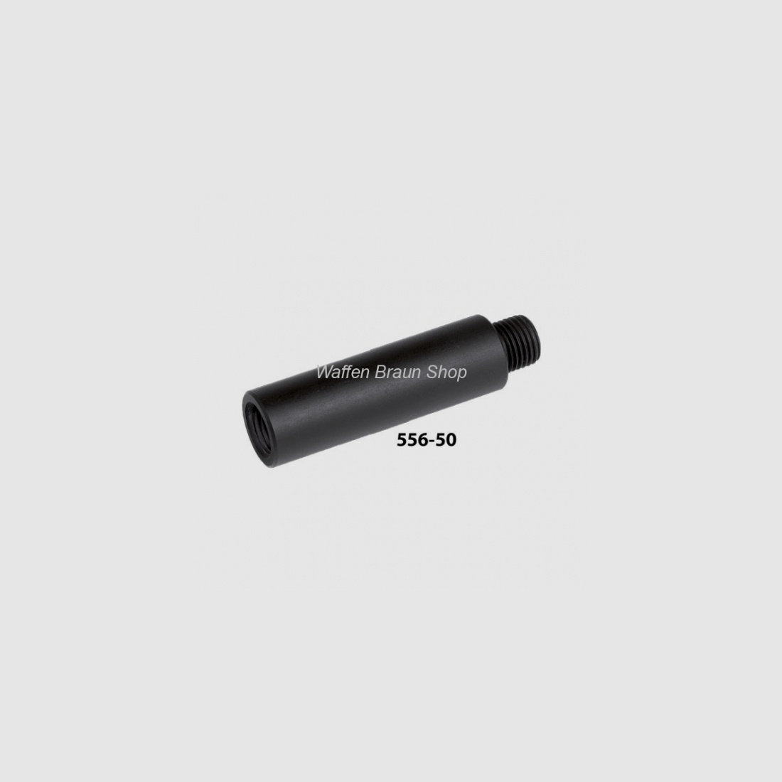 Lens hood 50mm black extra slim and lightweight design