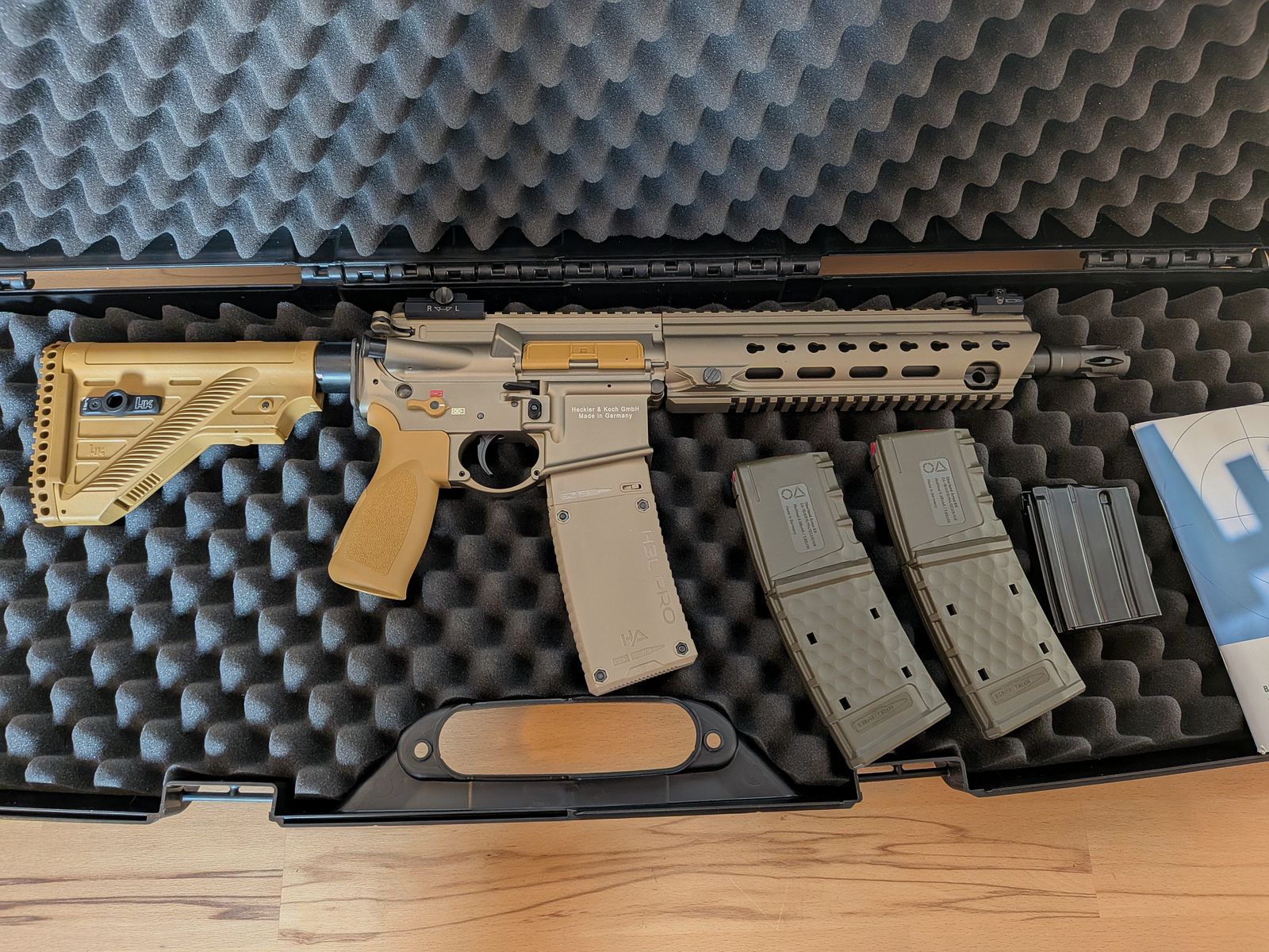 Heckler & Koch MR223 A3 Slimline 11", color sabbia