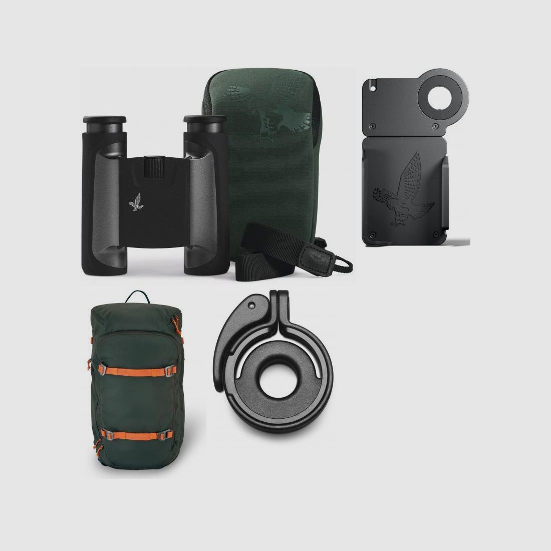 SWAROVSKI OPTIK Swarovski CL Pocket 10x25 Anthrazit+Wild Nature Expertenpaket Wandern